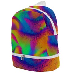 Fluid Background Pattern Zip Bottom Backpack by GardenOfOphir