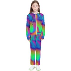 Fluid Background Pattern Kids  Tracksuit by GardenOfOphir