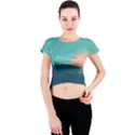 Ai Generated Ocean Sea Water Anime Nautical Crew Neck Crop Top View1