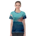 Ai Generated Ocean Sea Water Anime Nautical Women s Sport Mesh Tee View1