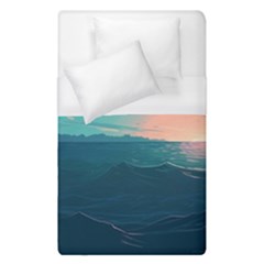 Ai Generated Ocean Sea Water Anime Nautical Duvet Cover (single Size) by Pakemis