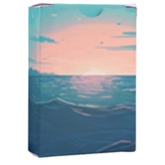 Ai Generated Ocean Sea Water Anime Nautical Playing Cards Single Design (rectangle) With Custom Box