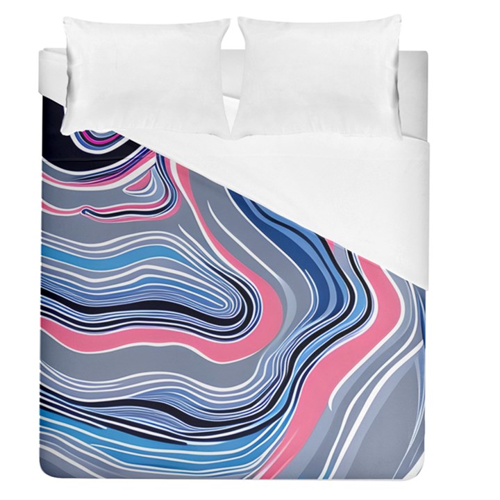 Fluid Abstract Art Duvet Cover (Queen Size)