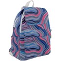 Fluid Abstract Art Top Flap Backpack View2