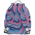 Fluid Abstract Art Top Flap Backpack View3