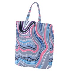 Fluid Abstract Art Giant Grocery Tote by GardenOfOphir