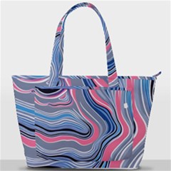 Fluid Abstract Art Back Pocket Shoulder Bag  by GardenOfOphir