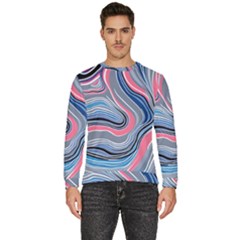 Fluid Abstract Art Men s Fleece Sweatshirt by GardenOfOphir