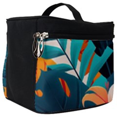 Tropical Flowers Floral Floral Pattern Patterns Make Up Travel Bag (big) by Pakemis