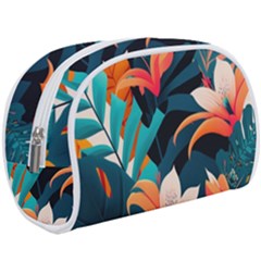 Tropical Flowers Floral Floral Pattern Patterns Make Up Case (large) by Pakemis