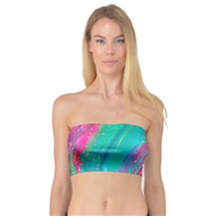 Fluid Art Background Bandeau Top by GardenOfOphir