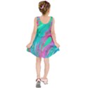 Fluid Art Background Kids  Sleeveless Dress View2