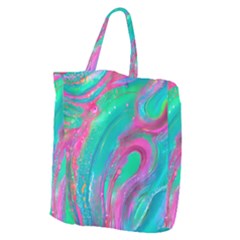 Fluid Art Background Giant Grocery Tote by GardenOfOphir