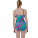 Fluid Art Background Boyleg Tankini Set  View2