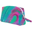 Fluid Art Background Wristlet Pouch Bag (Large) View2