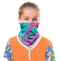 Fluid Art Background Face Covering Bandana (kids) by GardenOfOphir