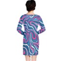 Liquid Art Pattern Long Sleeve Nightdress View2