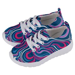 Liquid Art Pattern Kids  Lightweight Sports Shoes by GardenOfOphir