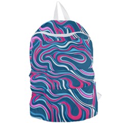 Liquid Art Pattern Foldable Lightweight Backpack by GardenOfOphir