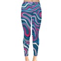 Liquid Art Pattern Inside Out Leggings View1