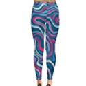 Liquid Art Pattern Inside Out Leggings View2