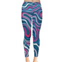 Liquid Art Pattern Inside Out Leggings View3