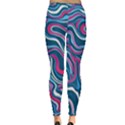 Liquid Art Pattern Inside Out Leggings View4