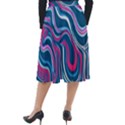 Liquid Art Pattern Classic Velour Midi Skirt  View2