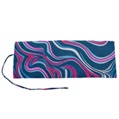 Liquid Art Pattern Roll Up Canvas Pencil Holder (s) by GardenOfOphir