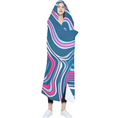 Liquid Art Pattern Wearable Blanket by GardenOfOphir