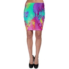 Fluid Background Bodycon Skirt by GardenOfOphir