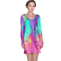 Fluid Background Long Sleeve Nightdress View1