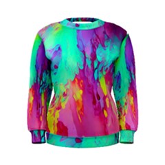 Fluid Background Women s Sweatshirt by GardenOfOphir