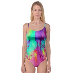 Fluid Background Camisole Leotard  by GardenOfOphir