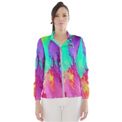 Fluid Background Women s Windbreaker by GardenOfOphir