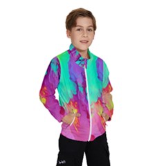 Fluid Background Kids  Windbreaker by GardenOfOphir