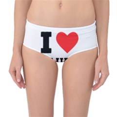 I Love Laura Mid-waist Bikini Bottoms by ilovewhateva