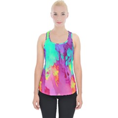 Fluid Background Piece Up Tank Top by GardenOfOphir