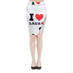 I Love Laura Midi Wrap Pencil Skirt by ilovewhateva