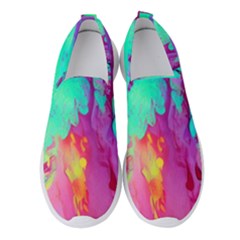 Fluid Background Women s Slip On Sneakers by GardenOfOphir