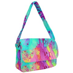 Fluid Background Courier Bag by GardenOfOphir