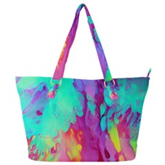 Fluid Background Full Print Shoulder Bag by GardenOfOphir