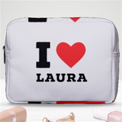 I Love Laura Make Up Pouch (large) by ilovewhateva