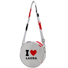 I Love Laura Crossbody Circle Bag by ilovewhateva