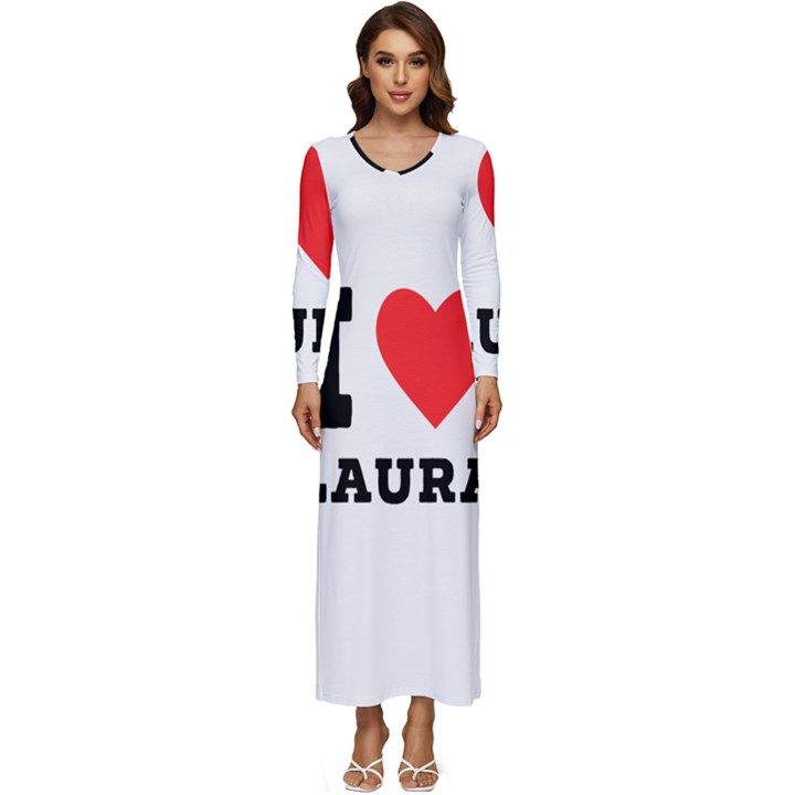 I love laura Long Sleeve Longline Maxi Dress