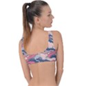 Waves Ocean Sea Water Pattern Rough Seas Ring Detail Bikini Top View2