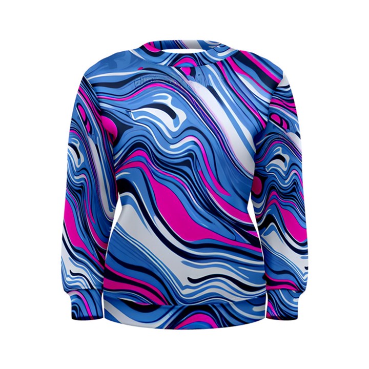 Fluid Art Pattern Women s Sweatshirt