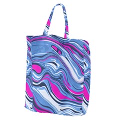 Fluid Art Pattern Giant Grocery Tote by GardenOfOphir