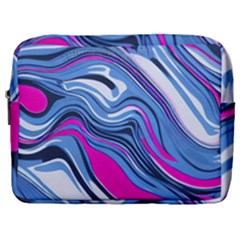 Fluid Art Pattern Make Up Pouch (large) by GardenOfOphir