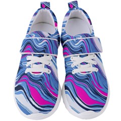 Fluid Art Pattern Women s Velcro Strap Shoes by GardenOfOphir